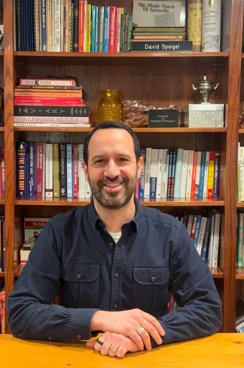 David Speigel smiling in his office